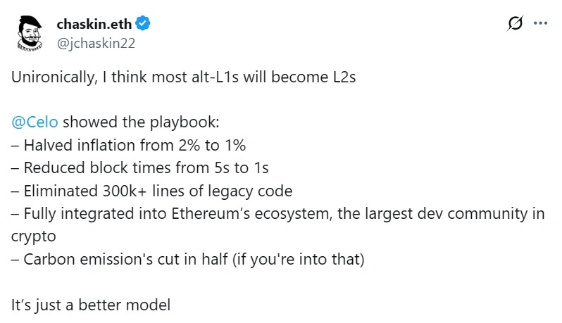 chaskin.eth post on x on celo integration