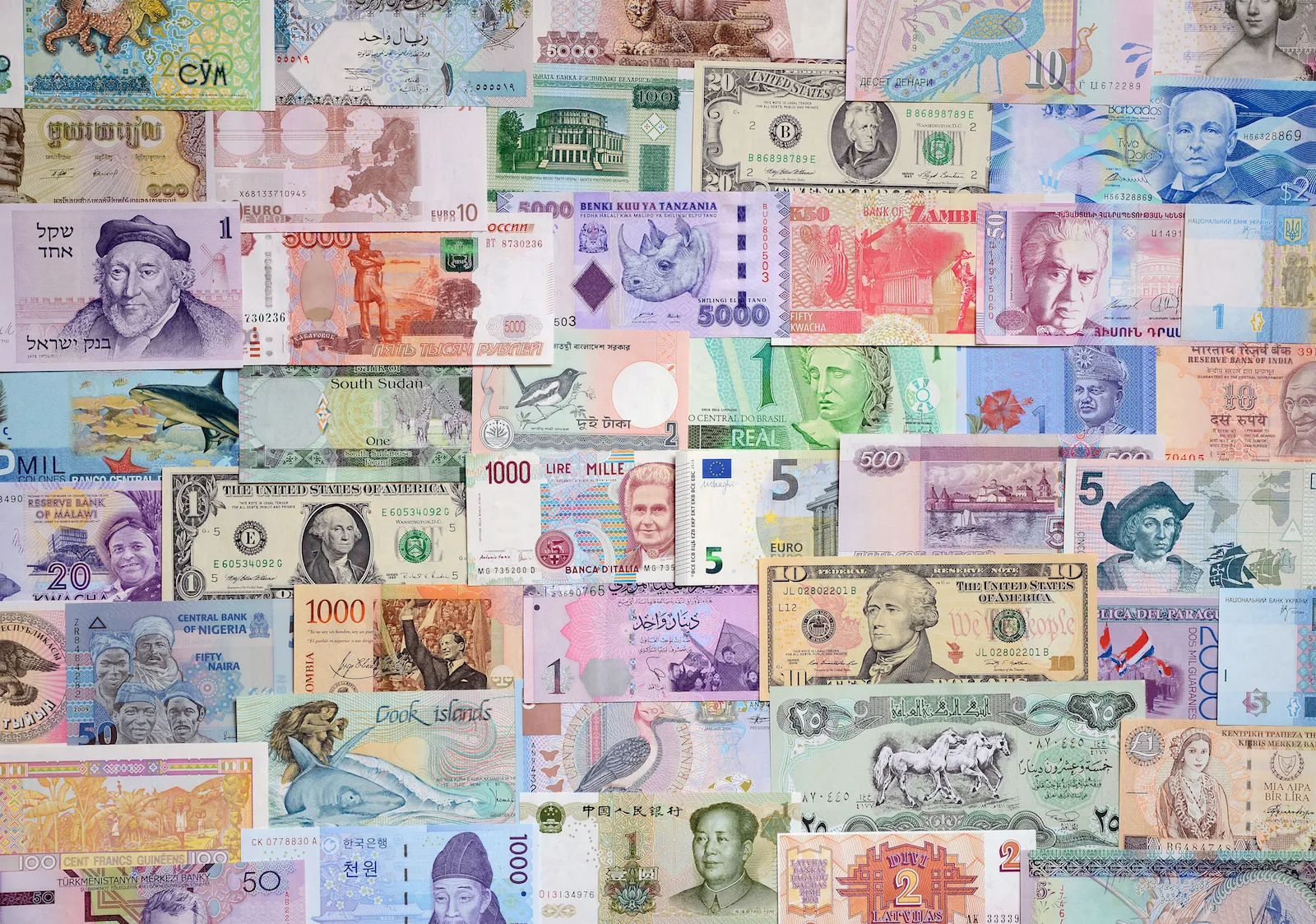 پول فیات کشورها
