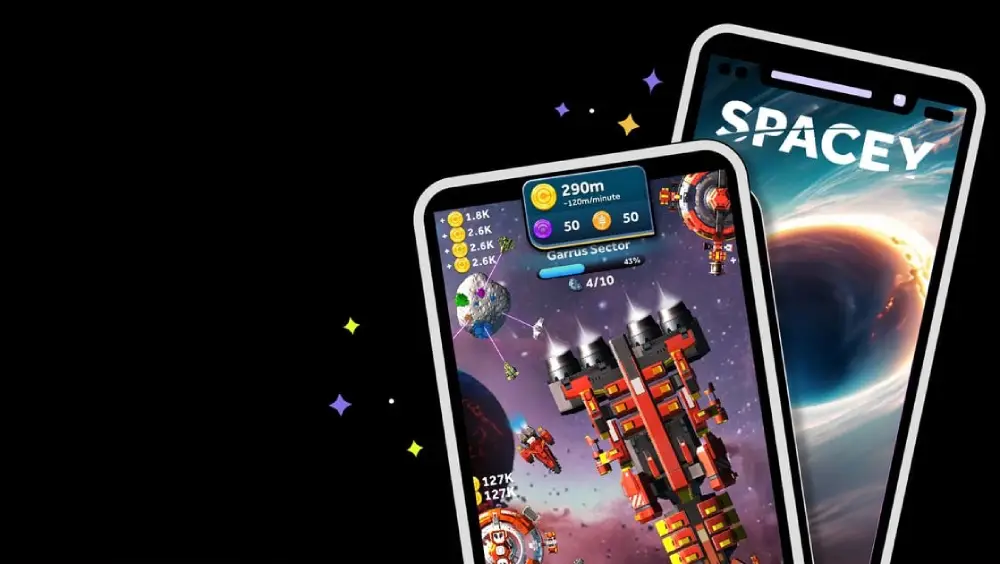 بازی بیت کوین Spacey game