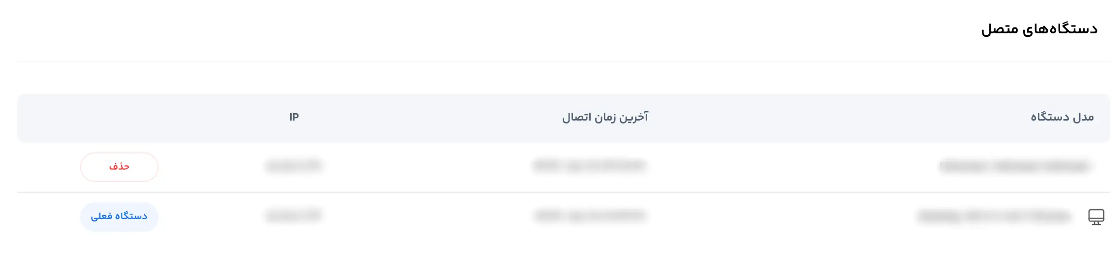 دستگاه‌های متصل
