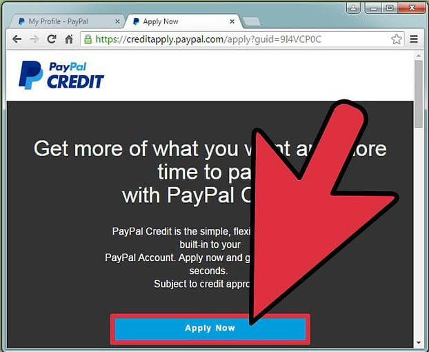 فعال کردن قابلیت PayPal Credit