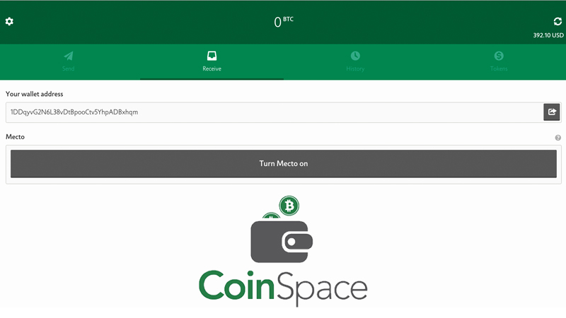 کیف پول CoinSpace