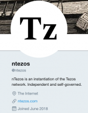 اکانت توییتر nTezos 
