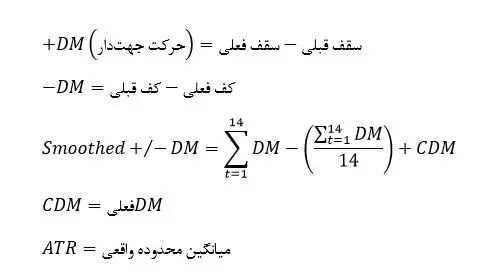 نحوه محاسبه شاخص حرکت‌ دار